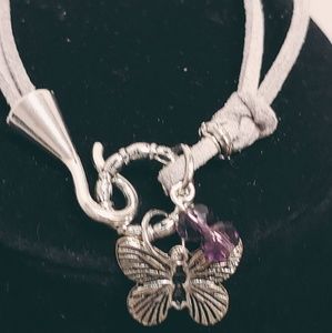 Hand Designed Micro-Fiber Charm Bracelet